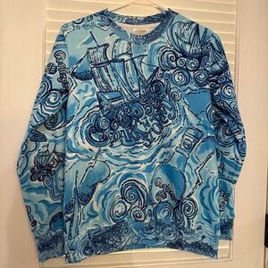 EUC Lilly Pulitzer inspired sweatshirt M